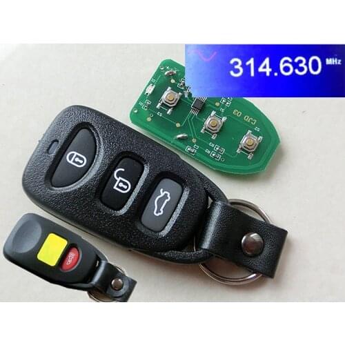 Remote Key for Cerato Control Fob 315MHz 3+1 Button for Cerato