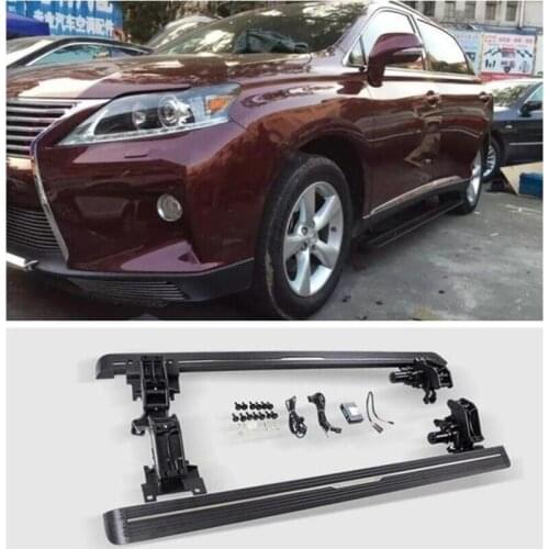 Electric Motor Automatic Switch Closed Running Boards For LEXUS RX270 RX350 RX450H 2010-2015 Side Step Bar Pedals Nerf Bars