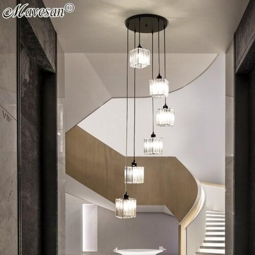 MS New Design Crystal Chandeliers LED Lights High Quality Acrylic Chandelier Lighting LED Lamps E27 LED Lustre Light Chandelier