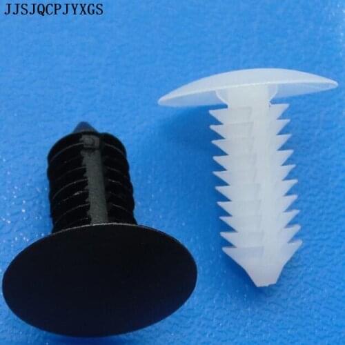 JJSJQCPJYXGS Auto Fastener Nylon clamp Car Fender Bumper Shield Plastic Rivet Retainer Clips For GM Ford Chrysler Car styling
