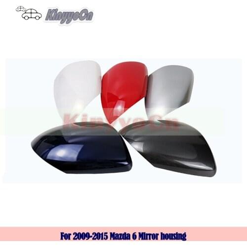 Kinyyocn For Mazda 6 2009 10 11 12 13 14 2015 External mirror Cover Rearview Mirror Cover side mirror Housing