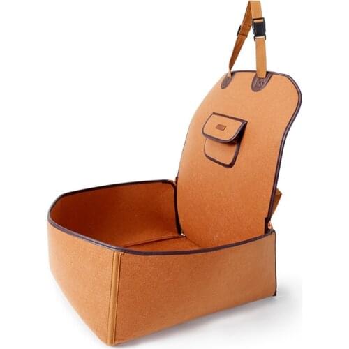 Legendog 2 In 1 Pet Dog Car Seat Cover Anti-Slip Soft Durable Pet Car Front Seat Protector Outdoor Travel Car Dog Carrier