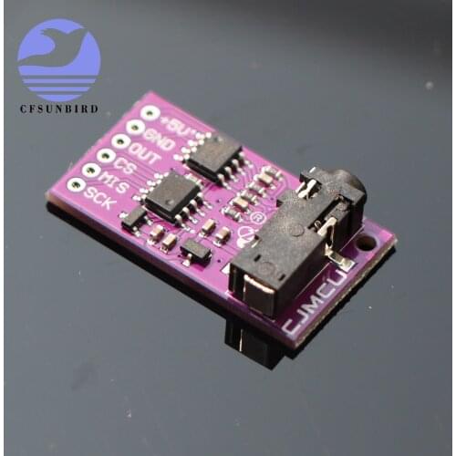 MCP607 2.5V to 6.0V Micropower CMOS Op Amp, MCP3201 2.7V 12-Bit A/D Converter with SPI