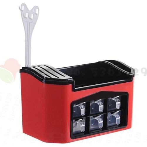 Multifunctional Kitchen Seasoning Box Spice Jar Container Spice Rack Organizer Kitchen supplies Rack Knife Storage Shelf