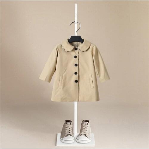2020 Fashion Infant Baby Girls Boys Kids Jacket Coat Solid Single Breasted Jacket Autumn Winter Warm Children Tops 3-7Y