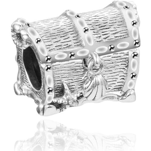 Fits Pandora Bracelet Charms 925 Sterling Silver Chest of Treasure Beads DIY Jewelry Making Berloques 2021 Summer New