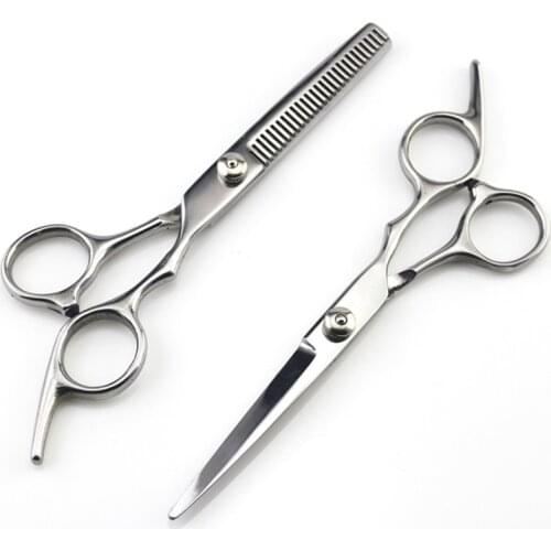 Professional 6 inch Japan 4cr hair scissors cut hair cutting salon scissor makas barber thinning shears hairdressing scissors