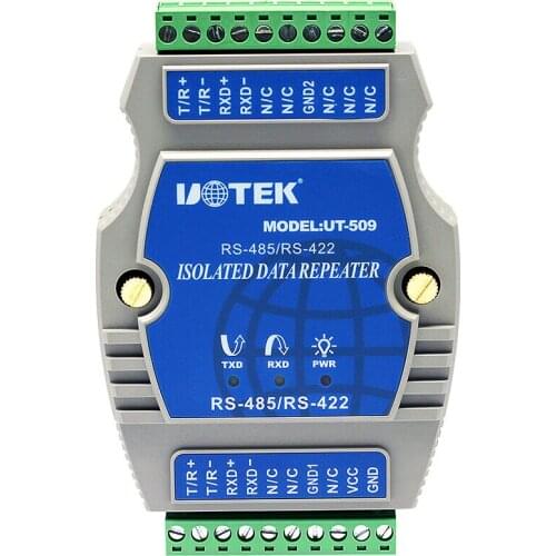 Industrial-grade High-performance RS-485/422 Photoelectric Isolation Repeater UT-509
