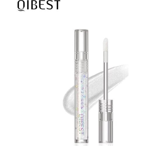 QIBEST 6 Colors Liquid Eyeshadow Metallic Diamond Shiny Eye Liner Pen Eyeshadow Palette Long Lasting Shimmer Pigmented Cosmetic