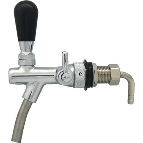 Adjustable Beer Faucet,Flow Rate Regulator Kit Regulate Beer Flow, Fits Standard Beer Shanks and Towers with Ball Lock