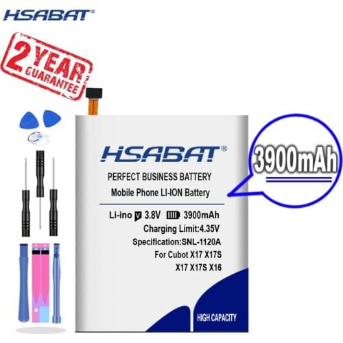 HSABAT 0 Cycle 3900mAh Battery for Cubot X17S X17 X16 High Quality Mobile Phone Replacement Accumulator