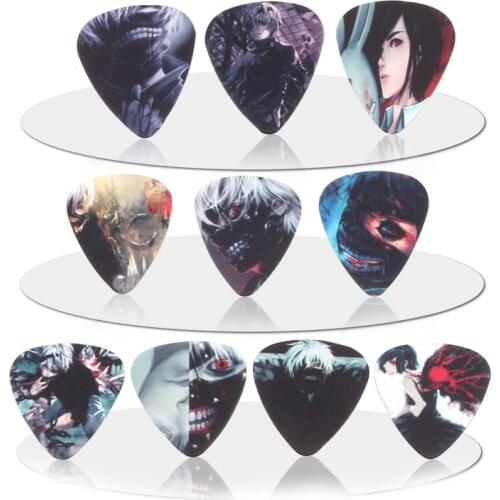 SOACH 50pcs 0.46mm bass guitar pick ukulele guitar picks earrings pick Musical instrument paddle Guitar Accessories ukulele