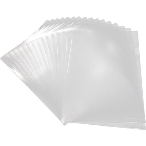 T3EE 20 Pcs Clear Presentation Files Paper Cover Transparent Binding Report A4 Folder for business Documents School Projects