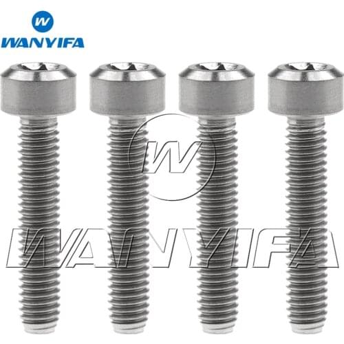 Wanyifa Titanium Bolt M4x20mm Torx Head Screws for Bicycle 4pcs