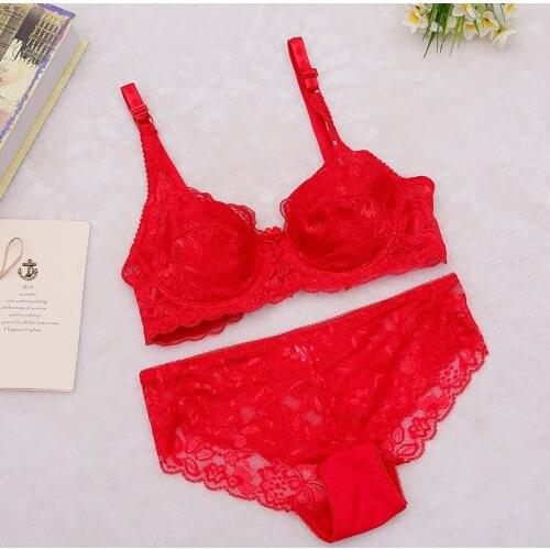 Thin bras for women European sexy female bra suits lace underwear bra sets comfortable soft soutien gorge bralette Lingerie