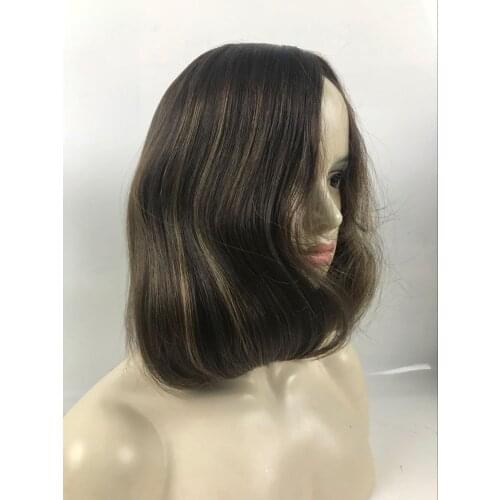 Tsingtaowigs Custom made European virgin hair unprocessed hair 12inch jewish wig Best Sheitels wigs free shipping