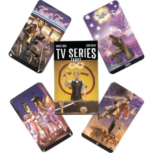 TV Series Tarot Deck Leisure Party Table Game High Quality Fortune-telling Prophecy Oracle Cards With Guide Book