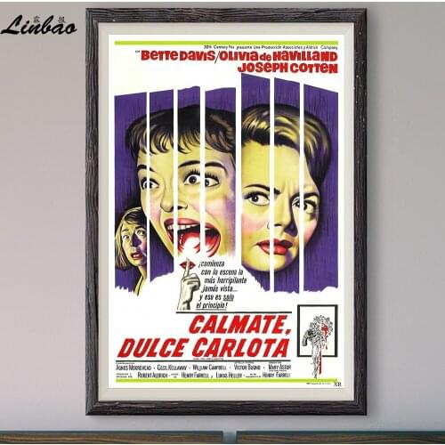 V390 1964 Hush, Hush Sweet Charlotte! Vintage Classic Movie Print Silk Poster Home Deco Wall Art Gift
