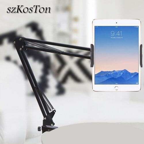 360 Rotating Universal Long Arm Tablet Stand Holder For Samsung Ipad Air Mini Xiaomi Advent Huawei 6 To 11 INCH Tablet Bracket