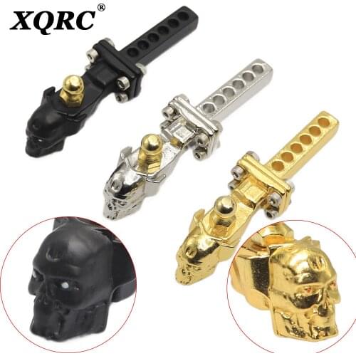 XQRC Skull Trailer Hook Metal Trailer Hitch Mount for 1/10 RC Crawler TRX-4 TRX4 TRX6 Axial SCX10 90046 03007 GEN 8 86100