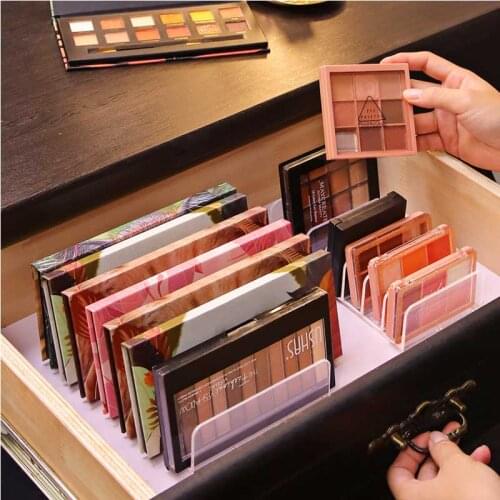 1Pc Eyeshadow Palette Organizer Eyepowder Storage Tray Cosmetics Rack Makeup Tools Compartment Holder For Women