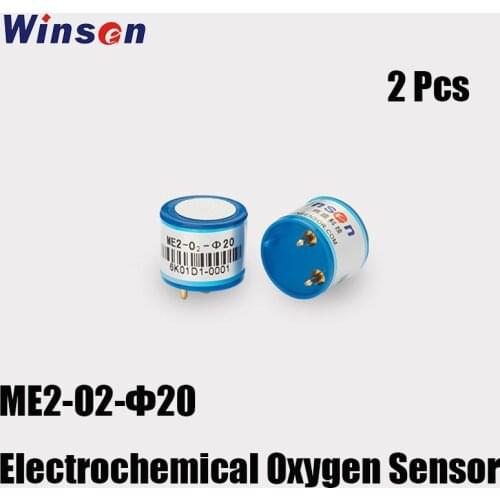 2PCS Winsen ME2-O2 Oxygen Sensor Detecting O2 In Mine, Industry and Environmental Protection Field High precision