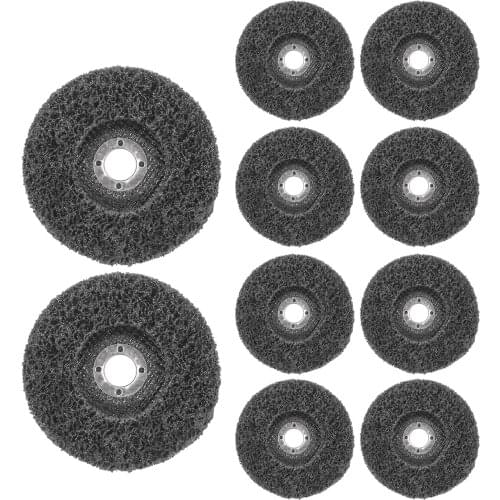 4-in Strip Discs Grinding Discs Wheel Clean Remove Rust Paint Oxidation Coating for Metal Wood Fiberglass