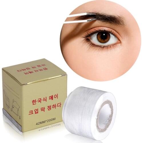 42 MM * 200M Tattoo Plastic Wrap Cover Tattoo Preservative Film Permanent Makeup Eyebrow Tattoo Liner Protect Accessory