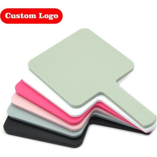 5 Pieces Hand Held Mirror Square Custom Logo For Daily Makeup 5 Pieces Wholesale Square Pink/Black/White Small Mirror For Makeup
