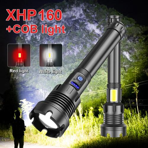 400000 Lumens XHP90.3 High power LED flashlights 18650 26650 Rechargeable Tactical Flashlight XHP90 XHP70 XHP50.2 Lantern