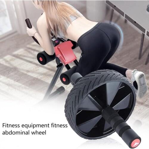 Ab Wheel Roller Coaster Workout Exercise Machine Abdominal Muscle Hip Trainer Fitness Equipment for Home Gym Body Building