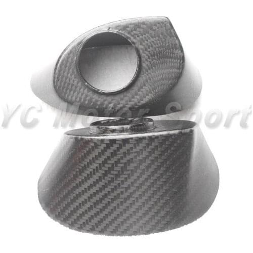 Car Accessories Full Carbon Fiber LHD Matte Finish Whole Side Mirror Base Fit For 2008-2014 R35 GTR Side Mirror Base 2Pcs