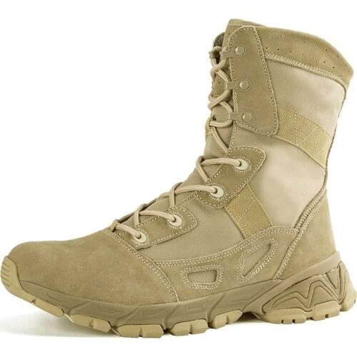 Tactical Boots Military Desert Winter Ankle Boots Men Outdoor Leather Shoes for Men Breathable Wearable Hunting Boots