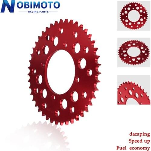 Aluminum Alloy 420# 428# Motorcycle Chains 41T 43T Rear Chain Sprockets For KAYO BSE SSR 110 125 140 150 160 190cc Dirt Pit Bike