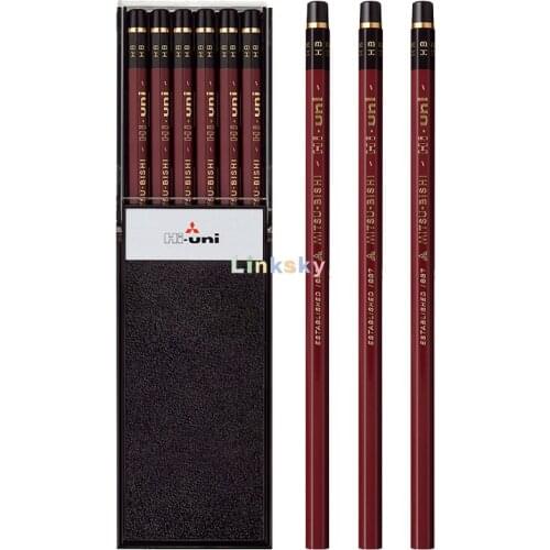 Uni Hi-Uni Wooden Pencil ,2H/HB/2B/4B/6B for Miniature Painting and Drawing, The Pencil Craft, Handicrafts,school Supplies