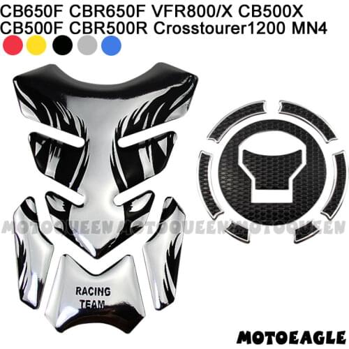For Honda CB650F CBR650F VFR800X VFR800 CBR500R CB500X CB500F CBR150R Motorcycle Tank Pad protector Decals Stickers