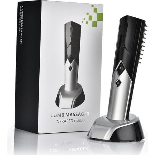 Infrared Massage Comb Magic Vibration Massager Hair Brush Handheld Electric Hair Comb Hair Growth Care Treatment Hair Brush
