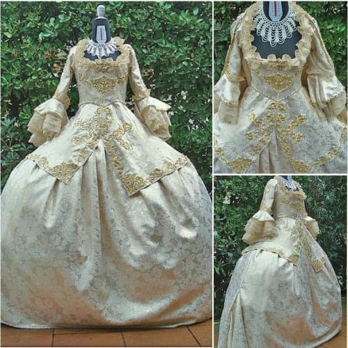 HistoricalCustomer-made Victorian dress 1860s Civil war Dress Vintage Cosplay dresses Scarlett dress SZ US6-36 V-307