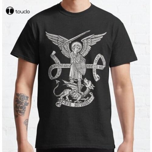 Saint St Michael Catholic Archangel Angel Defender Classic T-Shirt Tee Shirt