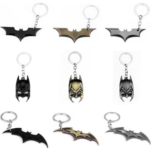Cool Anime Bat Person Logo Pendant keychains Keyrings Key Holder Car Pendant Keychains Keyrings For Women/Men Fans Jewelry Gift