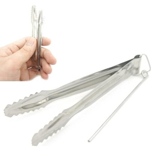 2pcs/lot Metal Shisha Hookah Charcoal Tongs Tweezers For Pipe Sheesha Accessories Chicha Cigarette Clip Smoking Tobacco