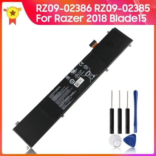 Original Battery RC30-0248 For Razer 2018 Blade15 RZ09-02386 RZ09-02385 5209mAh Genuine Laptop Battery + Tool