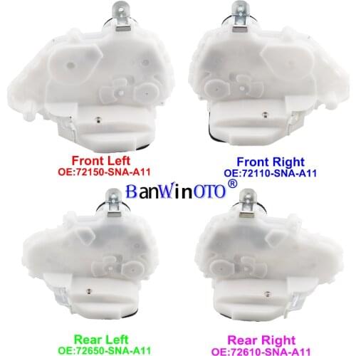 Door Lock Latch Actuator For Honda Civic 2006 2007 2008 2009 2010 2011 Front Rear Left Right 72150-SNA-A14 72150SNAA14
