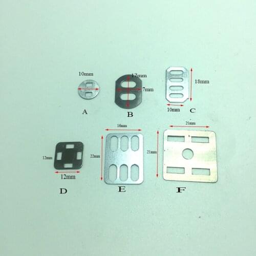 Rectangle Metal Washers Sheet ,Washer plate for Purse Feet Magnetic Snap Case Twist Tuck Lock