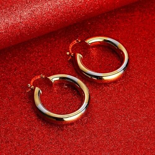 Gold Color Stud Earrings for Women Girls Wholesale Prices for Arabia Africa Middle East Accessories Wedding Gift