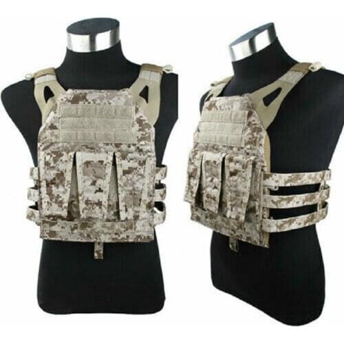 TMC3205 Tactical NJPC Chest Rig EVA board Vest Plate Carrier 1 inch ribbon AOR1
