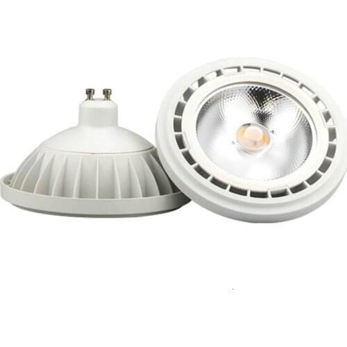 12W COB Dimmable AR111 LED Spotlight Commercial LED Retrofit Light for Grille Lamp Aluminum alloy Body Pure Reflector