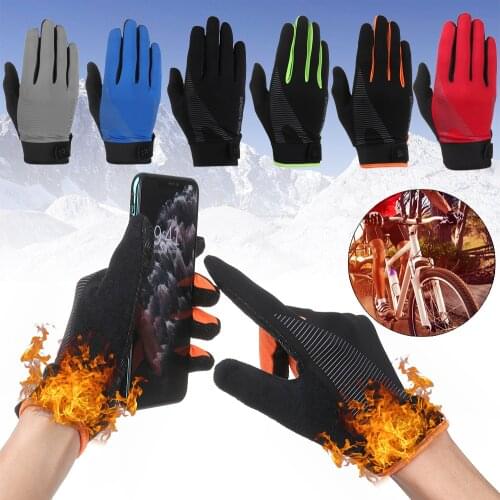 1 Pair Hot Sale Cycling Mittens Full Finger Touch Screen Sports Neoprene Windproof Waterproof Ski Screen Thermal Summer Gloves