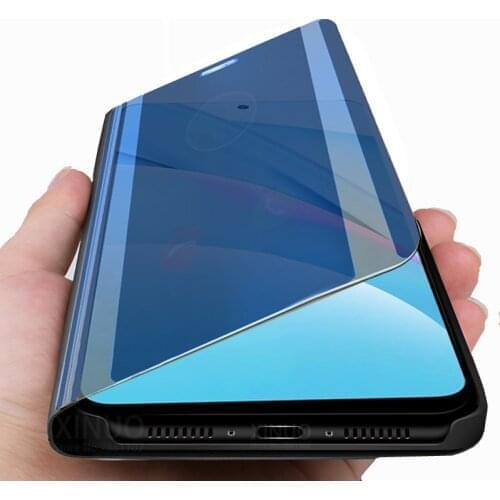 For xiaomi Mi 10T lite 5G smart Mirror case For xiaomi 10T 10 T lite light Mi10T lite stand book flip cover coque xaomi 10T lit