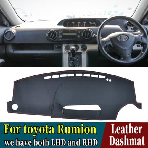 PU Leather Dashmat Dashboard Cover Mat Carpet Car-Styling accessories For toyota Rumion rukus scion xb 2007-2014 2011 2015 RHD